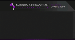 Desktop Screenshot of massonandperanteau.com